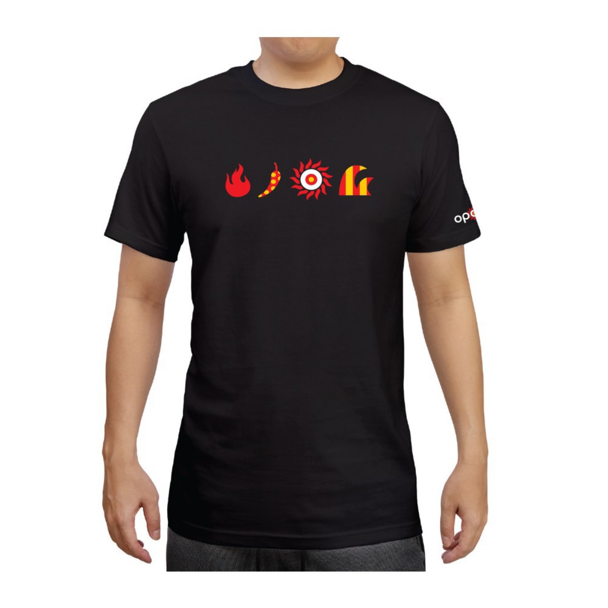 Picture of Men’s Fashion T-shirt with the Oporto emoji’s logo