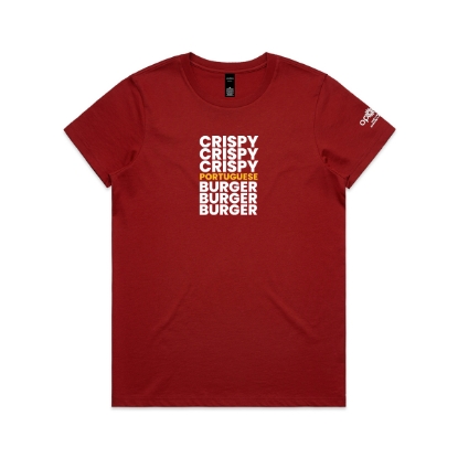 Picture of Women’s Oporto Portuguese Crispy Burger T-Shirt